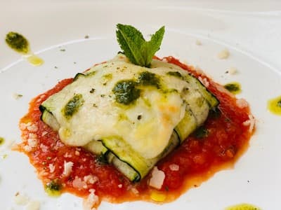 Raviolis de calabacín